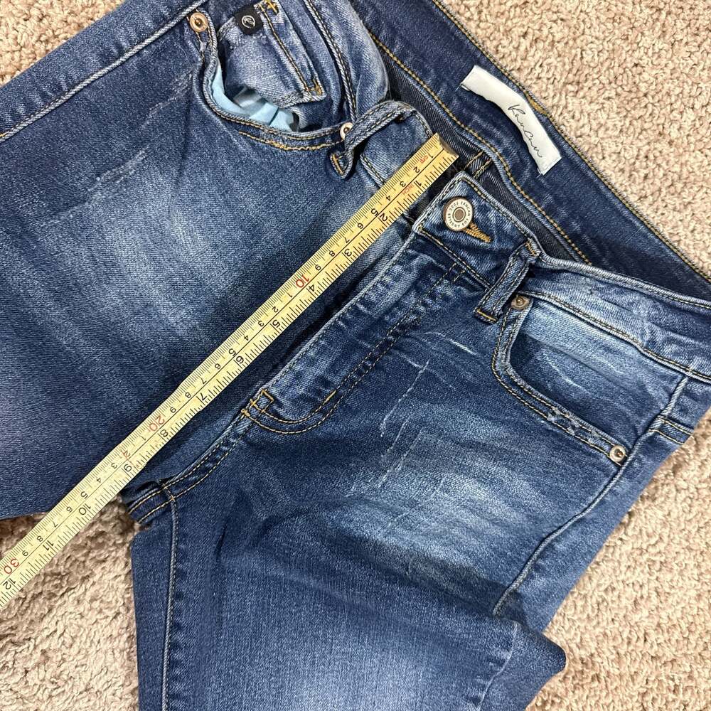 KanCan Womens Skinny Jeans Blue Stretch Denim Mid Rise Slim Fit Size 26 EUC - Picture 5 of 7